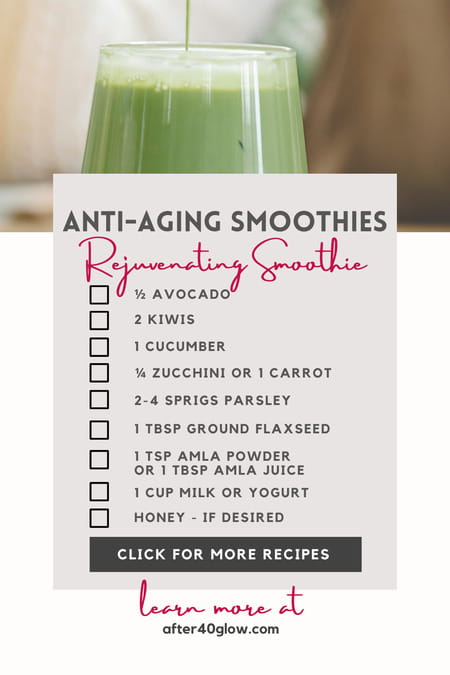 Do you know what really keeps us young? What are the smoothies that make our skin look glowing and radiant? And how do you make these magical anti-aging smoothies?