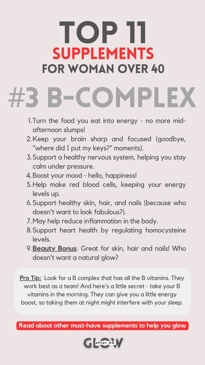 Supplements for women over 40 can work wonders, but these 11 are in a league of their own! Discover the secret to ageless energy and vitality. Ready to feel 20 years younger? Read on for the list!