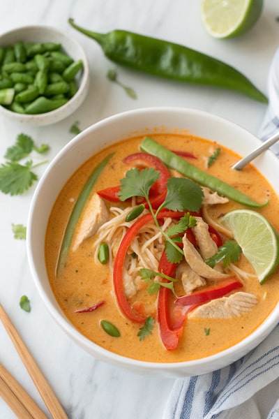 13. Crockpot Thai Coconut Curry Soup